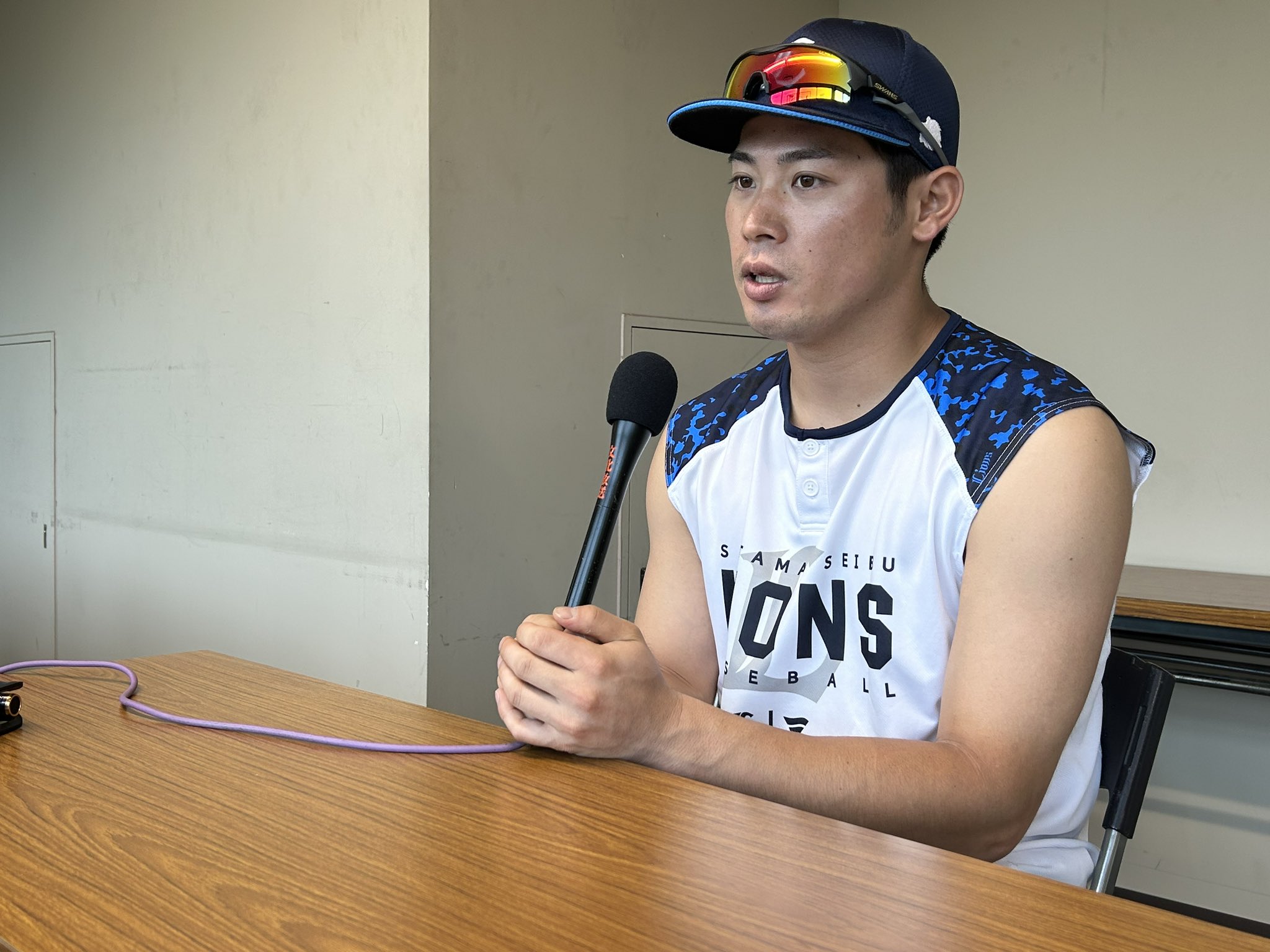 【西武】岸潤一郎選手インタビュー　4番を任されて「いい意味でプレッシャーを感じながら打席に入れている」