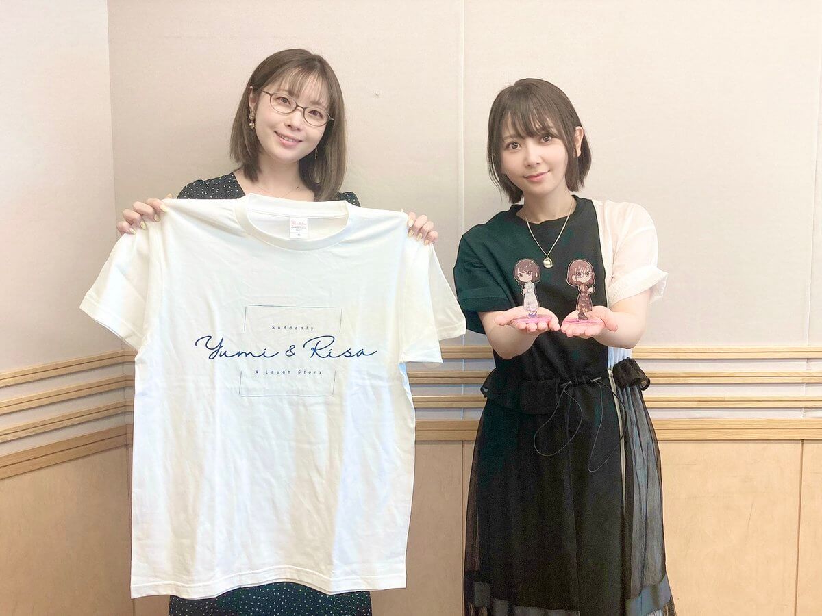 番組新グッズ「Tシャツ」「メタルキーホルダー」が『A＆Gショップ』で発売中！【夕実＆梨沙のラフストーリーは突然に】